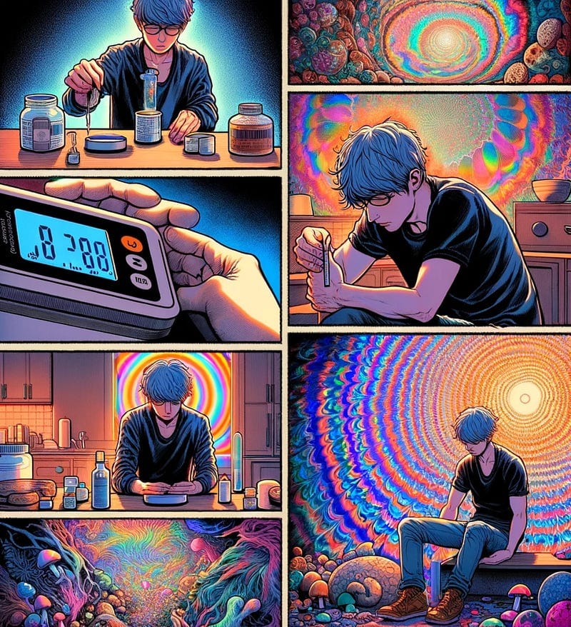 High Above Santiago: A Journey with Psilocybe cubensis on the 23rd Floor